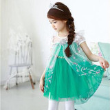 New Girls Dresses Cartoon Cosplay Snow Queen Princess Dress Elsa Dresses Anna Costume Baby Children Clothes Kids Clothing