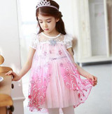 New Girls Dresses Cartoon Cosplay Snow Queen Princess Dress Elsa Dresses Anna Costume Baby Children Clothes Kids Clothing