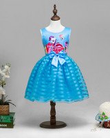 New Girls Dress Princess Cartoon Pony Kids Clothing Party Fancy Costume Cosplay Baby Tutu Dresses elsa costume