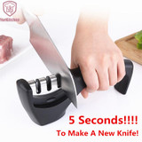 New Design Diamond Stainless Steel 3 Stages Professional Knife Sharpener for Stainless Steel Knife and Ceramic Knife