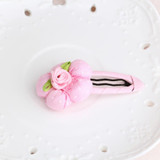 New Design Cute Beautiful Dot Flower Hairpins 6*3cm Girls Headwear Children Hair Clips Children Hair Accessories  Hairpins