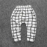 New Design Cotton Babys Boys Girls Harem Pants Cute Geometric Pattern Baby Pants For Infant Newborn Trousers Boy Girl Clothing