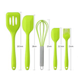New Design Cooking Tool Sets Silicone Heat Resistant Kitchen Cooking Utensils spatula Non-Stick Baking Tool tongs gadget