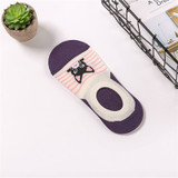 Summer CAT Warm comfortable cotton bamboo fiber girl women's socks ankle low female invisible color girl boy hosier 1pair=2pcs