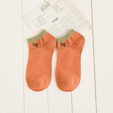 Summer CAT Warm comfortable cotton bamboo fiber girl women's socks ankle low female invisible color girl boy hosier 1pair=2pcs