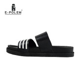Summer Casual Men Slippers Tide Fashion Black Breathable Joker Men Outdoor Beach Slippers Casual Open-Toed Rome Slippers