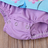 Summer Baby Girl Clothes Sleeveless Dress+headband 2Pcs Baby Girl Cute Floral Dress Outfits Sunsuit
