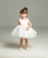 Summer Baby Girl Christening Gown 1 Year Girl Baby Birthday Dress Baptism Dress Beading Party Dress for Infant Girl