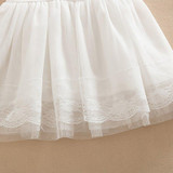 Summer Baby Embroidery lace Dress Toddler Girls Baby Kids Lace Tulle Dress Floral Princess Tutu Dress 2-7 Years