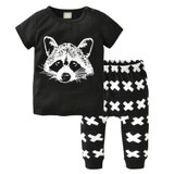 Summer baby clothing baby boys romper baby girls clothes cotton short sleeve t-shirt+pants newborn infant