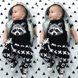 Summer baby clothing baby boys romper baby girls clothes cotton short sleeve t-shirt+pants newborn infant