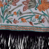 Summer Autumn Long Cardigan Blusas Women Vintage Boho Floral Tassel Beach Cover Up Tops Chiffon Blouse Shirts