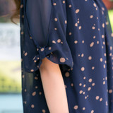 Summer Autumn Fashion Tops Polka Dot Print Chiffon Blouse Casual Plus Size Shirts Women Clothing Blusas Camisas Femininas