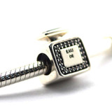 Sterling-Silver Charms Fits European Bracelet Beads Silver Signature Scent Charm DIY Jewelry 2016 Beads Wholeasle For Woman