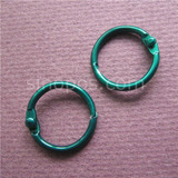 Steel Mini Split Rings 14mm Colored in plating finish, hinged split book rings, card leaflet photo album collecting binder ring