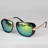 Steampunk Goggles Sunglasses Iron Man Women Brand Designer Sun Glasses For Male Ladies Punk UV400 Vintage Female Oculos RS205