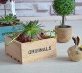 Staygold Zakka Cosmetics Jewelry Box Succulents Pots Grocery Solid Wood Storage Box Box Wood Craft Home Decoration