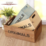 staygold zakka Cosmetic storage box Snack wooden box Grocery solid wood desktop drawer make up herramientas jewel box Practical