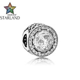 Starland Fashion 2017 New 100% 925 Sterling Silver Radiant Hearts Red Blue Clear CZ Beads Fit Charm Bracelet Women Party Jewelry