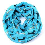 Dachshund infinity scarf lot foulard women sausage dog bufandas mujer echarpes foulards femme winter takca loop scarfs 2015