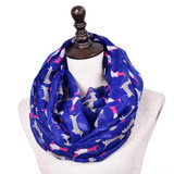 Dachshund infinity scarf lot foulard women sausage dog bufandas mujer echarpes foulards femme winter takca loop scarfs 2015