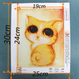 D SH DIY 5D Diamond Embroidery Cross Stitch Kit Round Diamond Painting Cartoon Animal For Children Diamond Mosaic Painting Decor