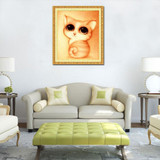 D SH DIY 5D Diamond Embroidery Cross Stitch Kit Round Diamond Painting Cartoon Animal For Children Diamond Mosaic Painting Decor