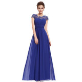 CYAN Summer Dress Women 2018 Elegant Chiffon Black Lace Long Party Dress Wedding Bridesmaids Maxi Dresses Female Slim vestidos