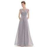 CYAN Summer Dress Women 2018 Elegant Chiffon Black Lace Long Party Dress Wedding Bridesmaids Maxi Dresses Female Slim vestidos