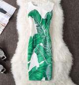 CYAN Summer Dress Women 2018 Casual Plus Size Elegant Floral Print Party Dress Sexy Slim Ladies White Bodycon Dress Female 4XL