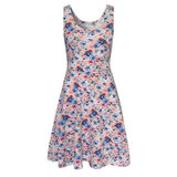 CYAN Casual Plus Size Summer Dress Women 2018 Vintage 50s 60s Sleeveless Dress Ploral Ball Gown Party Dresses Female vestidos