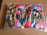 CXC 447 Colors Cross Stitch Thread,Cotton Embroidery Floss Sewing Skeins, Craft DIY Cross Stirch Threads 8.7yd,JCS Skines floss