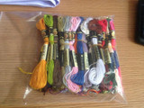 CXC 447 Colors Cross Stitch Thread,Cotton Embroidery Floss Sewing Skeins, Craft DIY Cross Stirch Threads 8.7yd,JCS Skines floss