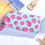 Cute Women's Clutch Wallet Long Purse Cartoon Fruit Print OWL Zipper Wallet for Women Ladies Card Holder Fresh Phone Bags Summer