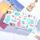 Cute Women's Clutch Wallet Long Purse Cartoon Fruit Print OWL Zipper Wallet for Women Ladies Card Holder Fresh Phone Bags Summer