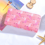 Cute Women's Clutch Wallet Long Purse Cartoon Fruit Print OWL Zipper Wallet for Women Ladies Card Holder Fresh Phone Bags Summer