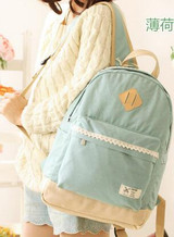 Cute Women Canvas Backpack School bag For Girl Ladies Teenagers Casual Travel bags Schoolbag Backpack BS187