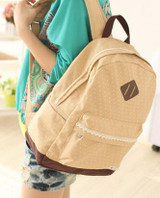 Cute Women Canvas Backpack School bag For Girl Ladies Teenagers Casual Travel bags Schoolbag Backpack BS187