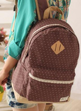 Cute Women Canvas Backpack School bag For Girl Ladies Teenagers Casual Travel bags Schoolbag Backpack BS187