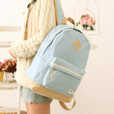 Cute Women Canvas Backpack School bag For Girl Ladies Teenagers Casual Travel bags Schoolbag Backpack BS187