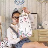 cute unicorn pillow stuffed plush unicorn toy animal cushion kids toy cat hippocampus pillow for children birthday gift for girl