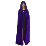 Velvet Capes Hooded Cloaks King Queen Renaissance Vampires Halloween Costume