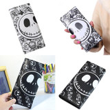 Velishy Hot Sale Wallet for Women Cartoon Skull Print Wallet Womens Luxury Purses Female Pocket Money Bag