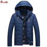 UNCO&BOROR new 2017 spring autumn Windproof Breathable Warm Jacket Winter Men Coat Casual Clothing Outwear parka hooded M888