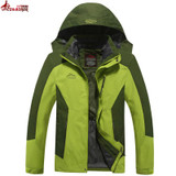 UNCO&BOROR Big size L~6XL,7XL,8XL outwear Waterproof Windproof Breathable Warm Jacket Winter Men Coat parka 2 in 1 set Clothing