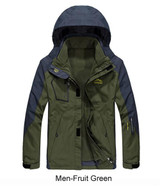 UNCO&amp;BOROR plus size 6XL 7XL 8XL Two Pieces Winter jacket men women Windproof Waterproof warm outwear thicken snow parka coats