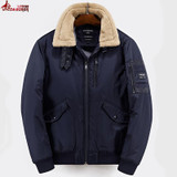 UNCO&amp;BOROR Men Parkas 2018 brand Winter Jackets Men Fashion Thick Casual Flight Bomber Jacket Coat outwear snow parka clothing