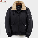 UNCO&amp;BOROR Men Parkas 2018 brand Winter Jackets Men Fashion Thick Casual Flight Bomber Jacket Coat outwear snow parka clothing