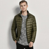 Ultralight Down Jacket Men Stand Collar 90 White Duck Down Jackets jaqueta masculino Men's 2017 New Autumn Winter Parka Coats