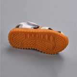 ULKNN Shoes For Children Soft Leather Kids Sandals Baby Beach Sandals Closed Toe Toddler Boys Shoes 2018 Fashion Sport Shoes